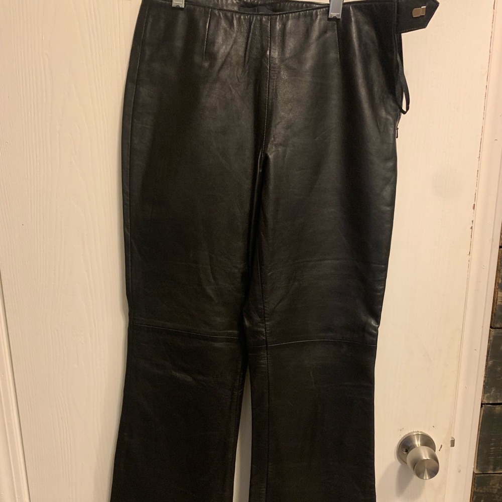 Black Leather Pants
